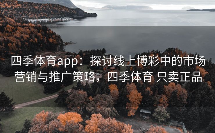 四季体育app：探讨线上博彩中的市场营销与推广策略，四季体育 只卖正品